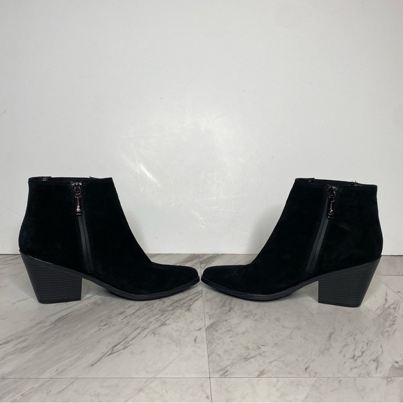 Blondo Nanite Black Suede Waterproof Bootie 8 1/2 - Picture 5 of 14